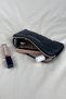 Black Bag—Clutch Bag, Handbag, Makeup Bag, 23x13 cm, with Velvet Accents, Limited Edition - 2