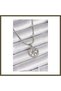 316L Steel Silver-Colored Italian Chain Necklace with Zircon Stones in a North Star Design for Women BX