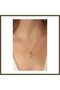 Gold and Blue Butterfly-Shaped Women's Necklace BX