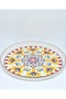 33 CM DECORATED ENAMELED TEA TRAY - 3