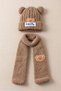 – Plush Beanie and Scarf 2-Piece Set | 3–18 Months