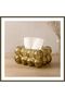 Decorative Cloud Napkin Holder (Spring-Loaded) 19x13x9 cm - Brown Transparent BX