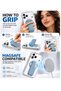 Apple iPhone 18 Pro Max 5G 2026 Premium Anti Scratch Transparent Phone Cover with Magsafe Ring and Leather Kickstand Protective Case Cover - 4