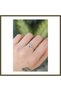 Rice-Shaped Silver-Toned Adjustable Colorful Zircon Dragonfly Ring BX