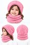 Pinecone Kids' Hooded Plush Beanie, Scarf, Fleece, Welsoft Fleece Neck Warmer, Windproof Hat - 3
