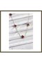316L Steel Chain, Silver-Colored, Burgundy, Baby Boy, Clover, Women's Necklace BX