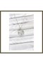316L Stainless Steel Chain, Silver-Colored Lucky Necklace, Zircon-Set Women's Necklace Model BX
