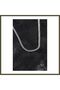 316L Stainless Steel Curb-Style Chain, Silver-Colored Men's Necklace BX