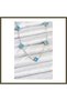 316L Steel Chain, Silver-Colored, Ice Blue, Baby Boy, Clover, Women's Necklace BX