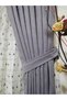 LIGHT GRAY 1X3 TIGHT-PLEATED DRAPERY CURTIN, SINGLE PANEL 12488