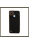 Realme C25Y Compatible Silicone Flip Case - Black BX