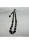 Silver Two-Strand Rosary with 33 Beads.