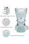 Axooms Baby Carrier with Hip Seat - Multi-Functional Baby Backpack Carrier for Newborns to Toddlers (0-36 Months), Ergonomic & Breathable with Adjustable Waist Strap (Green) - 4