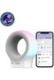 Hubble Eclipse Smart Wi-Fi Audio Monitor & Soother – Bluetooth Speaker, Multi-Color Night Light, Sleep Trainer, Voice Detection, Lullabies, Custom Sounds, Works with HubbleClub App - 7