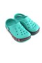 Green high sole slippers - 2