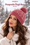 Women's Knitted Beanie with Pom-Pom – Red | Comes with a Special Pouch