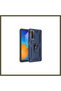 Huawei P Smart 2021 Case: Sofia Ringed Silicone Cover - Navy Blue BX