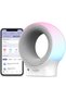 Hubble Eclipse Smart Wi-Fi Audio Monitor & Soother – Bluetooth Speaker, Multi-Color Night Light, Sleep Trainer, Voice Detection, Lullabies, Custom Sounds, Works with HubbleClub App