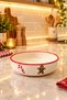 Set of 2 Candy Pop Pattern Hand-Decorated Bowls—Christmas and New Year's Theme—Christmas Bowls, Candy Bowls, 15 cm, Ceramic - 2