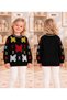 Girls' & Kids' Butterfly-Patterned Crew-Neck Stretch Knit Sweater - 3