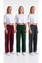 Women's 3-Piece Sweatsuit with Double-Layer Piped Sides, Relaxed Fit, and Zippered Pockets