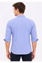 Men's Cobalt Long-Sleeve Shirt - 3