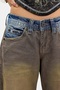 Jasika Velvet-Blend Low-Rise Jeans - 4