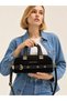 Women's Suede Fabric Luxury Design Clutch Bag with Adjustable Straps and Zipper DIMENSIONS: 29 X 13 X 8 CM - 3