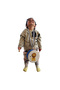 Children's Leather Drum with Lion Print - Blue - 4