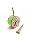 Drum-playing santa claus printed leather children's drum (1-5 years) - green - 3