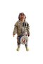 Leather Children's Drum with "Santa Claus Playing the Drum" Print (Ages 1–5) - Blue - 4