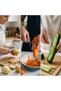 3-Piece Metal Vegetable and Fruit Peeler Set, Silver, Potato, Carrot, and Cucumber Peeler, Kitchen Gadget - 2