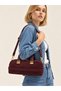 Women's Suede Fabric Luxury Design Clutch Bag with Adjustable Straps and Zipper DIMENSIONS: 29 X 13 X 8 CM - 5