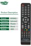 جهاز التحكم عن بعد البديل من Goldtec لتلفزيون Goldtec LCD LED - 2