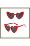 Red Shaped Party Glasses, 15x5 cm BX