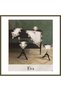 Eva Cream-Cream 5-Piece Linen Lace Table Runner Set Living Room Set Tablecloth BX