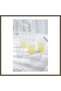 Clear Acrylic Set of 6 Short Glasses & Side Glasses for Water, Soft Drinks, and Coffee—400 ml (Not Glass—BX)