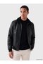 I Fur Roba Collar Men's Leather Look Coat from Freezen Store