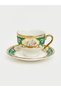 I Flower Embroidered 2-Person Porcelain Coffee Cup Set 90 ml from Freezen Store - 3