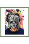 Latex Warrior Mask, Terminator Mask with Hair, HB006