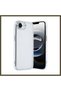 غطاء سيليكون متوافق مع هاتف iPhone 16E، مع عدسة - لون فضي BX.
