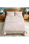 Modern Boho Design Flannel Bedding Set 3PCS, Soft Warm Bed Set - 3