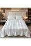 Chic Boho Flannel Bedding Set 3 Pieces, Soft Touch Bed Linen Collection - 2