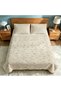 Washable Flannel 3 Pieces Bedding Set, Versatile Boho Bedroom Decor - 3
