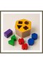 3D-Printed Montessori Shape-Matching Box - Educational Geometric Intelligence Toy BX