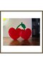 3D-Printed Cherry-Shaped Dual Jewelry and Accessory Tray - Desktop Organizer BX