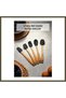 5-Piece Mini Spatula Set with Bamboo Handles BX