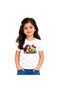 Oman Kids Girls T-Shirt | Round Neck Short Sleeve | Casual Everyday Wear