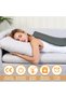 VIBOOS Heating pad, Electric Heat Pad with Automatic Switch-Off and 6 Temperature Levels Heating pad for Back Neck Shoulder Belly Heating Technology - Machine Washable (Dark Gray, 12" x 24") - 3