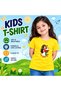 Oman Kids Girls T-Shirt | Round Neck Short Sleeve | Casual Everyday Wear - 4